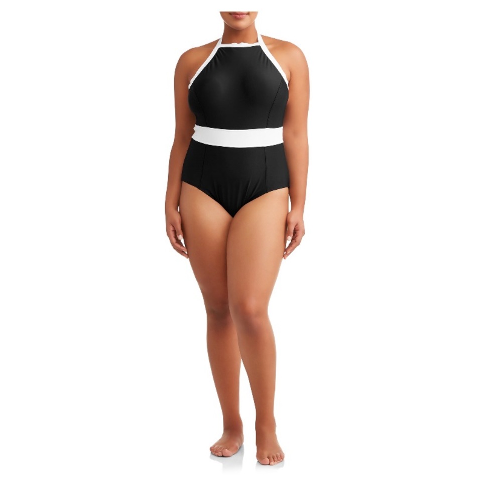 5X New Women’s plus size swimsuit Terra & Sky 1 Pc